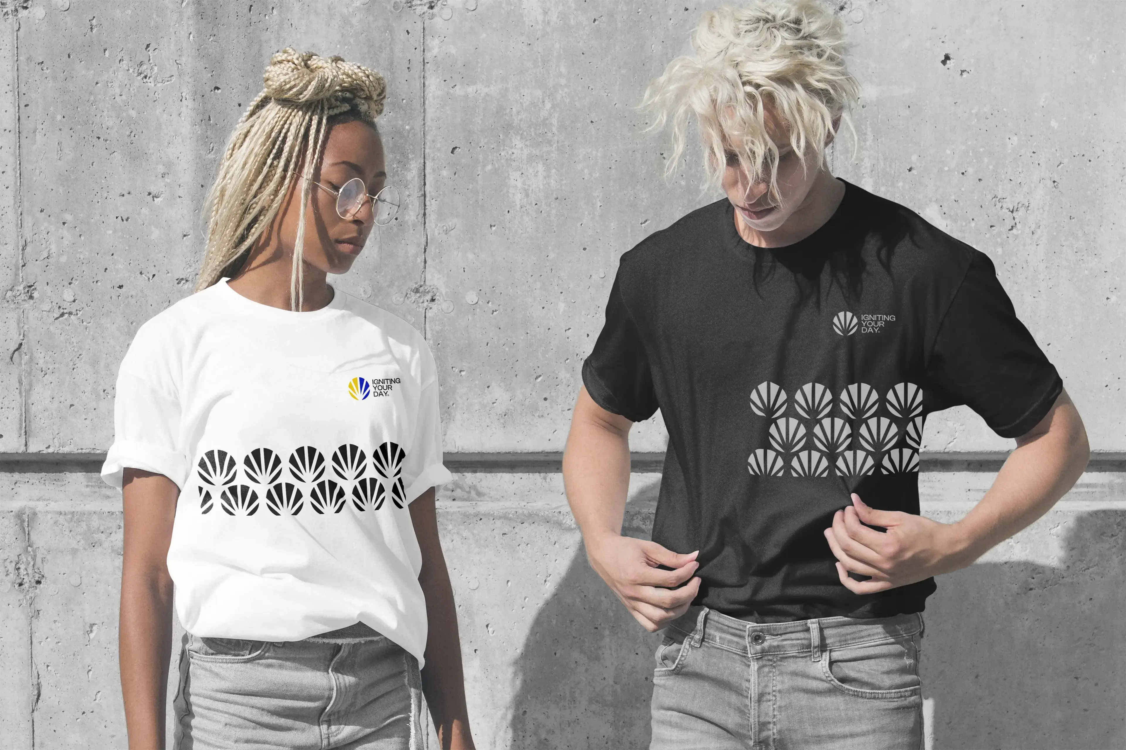 Igniting Your Day apparel mockup