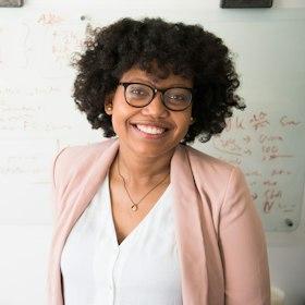 Smiling creative professional