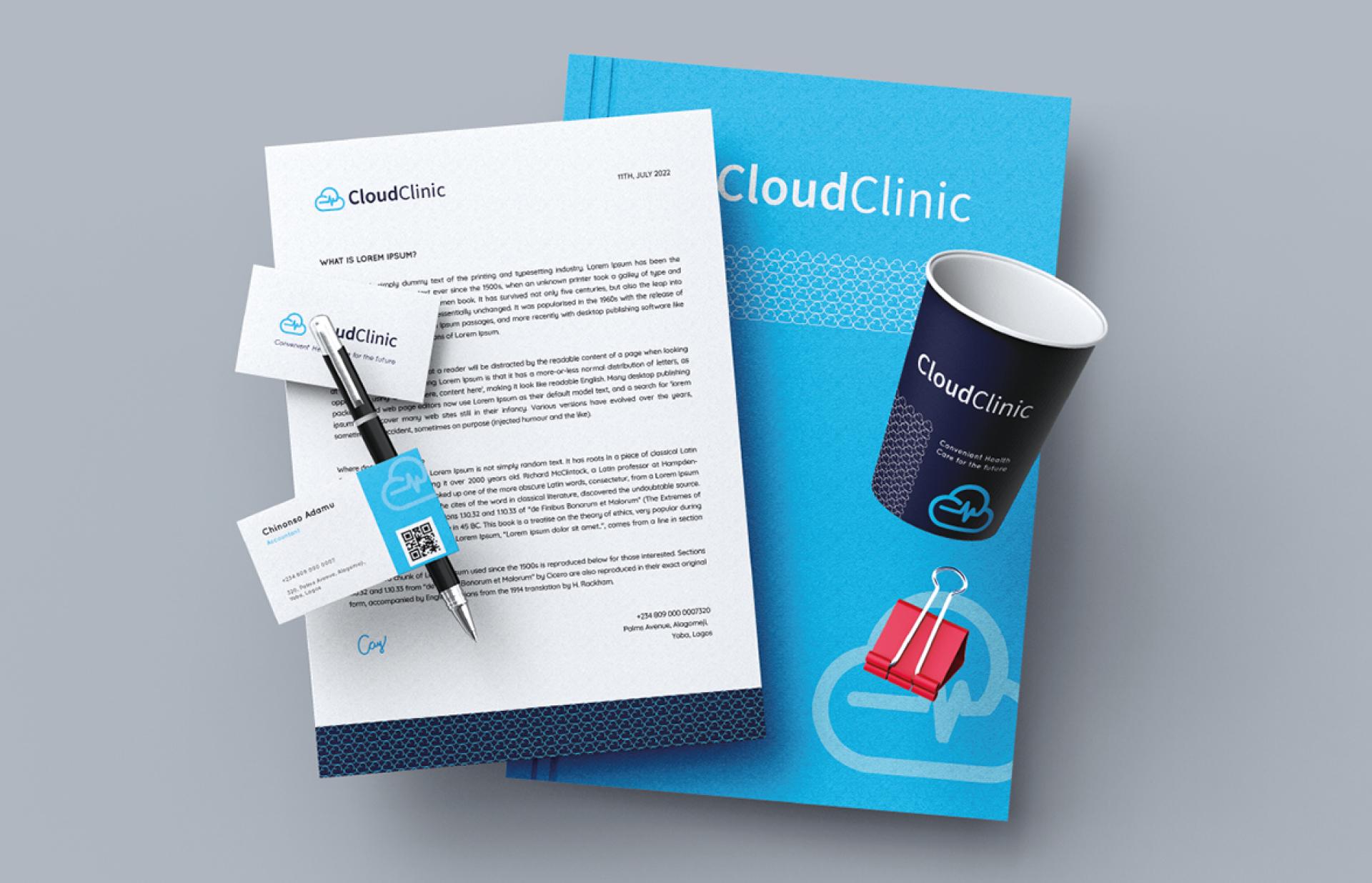 CloudClinic app screens